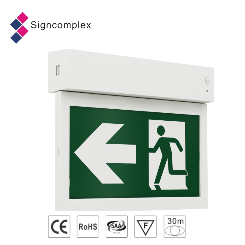 Led Ceiling or Wall Mounted Fire Safety Emergency Exit Signs Light,Light Emergency,Exit Sign