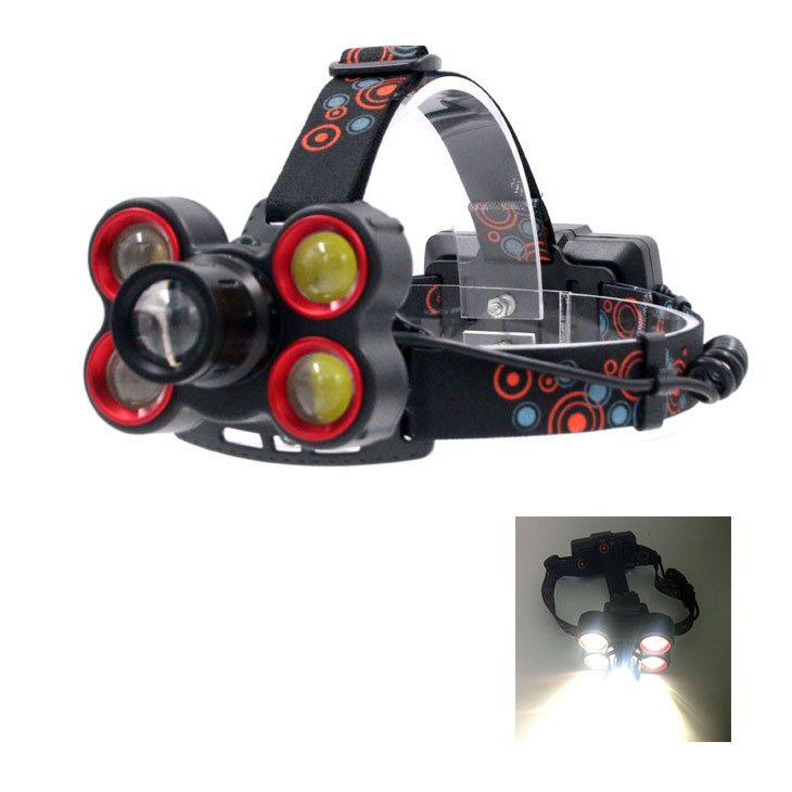 COB Miner Headlamps Zoomable Useful USB Rechargeable Headlamps Mining New Model Adjustable Headlamp