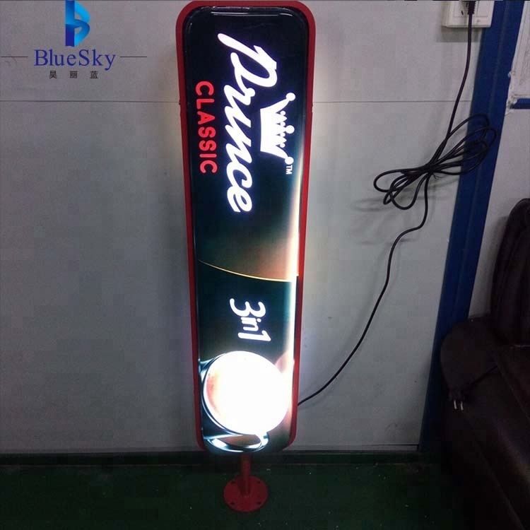 Colorful Large size Double side Vaccum LED light boxes display for promotion