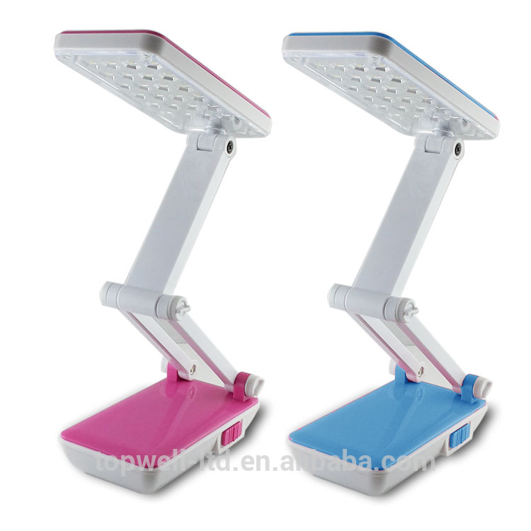 rechargeable 24 smd collapsable folding rechargeable cordless table lamp