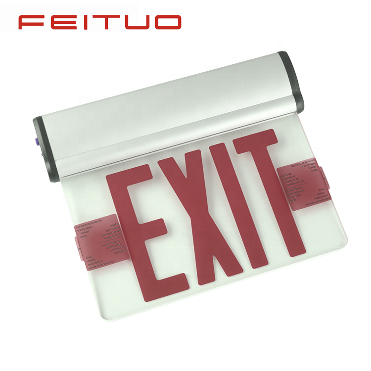 Easy installation and battery maintenance building exit signs