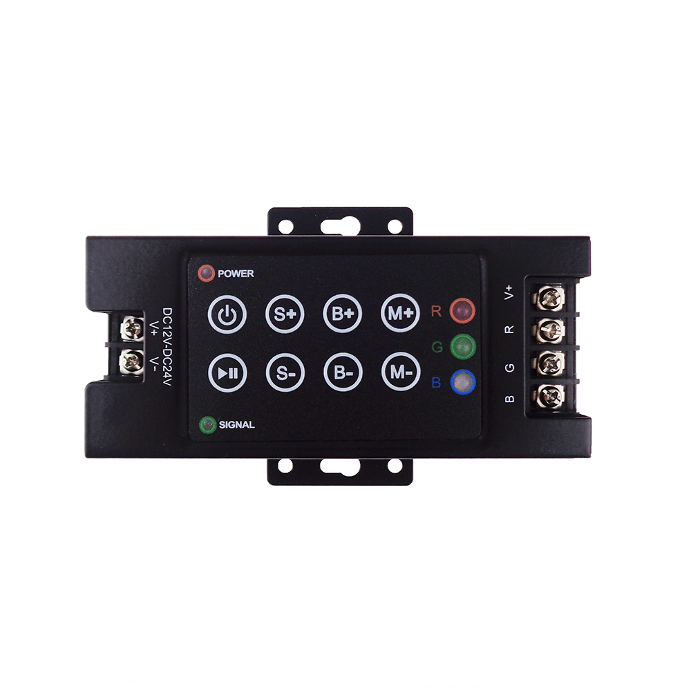 Factory price 30A 8 key RF RGB led Controller for RGB 5050 3528 LED Strip Light