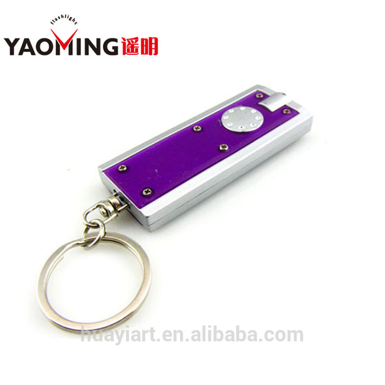 Wholesale OEM Portable ABS LED Gift Keychain Light Mini Torch Pocket Promotional Flashlight In LED Flashlights