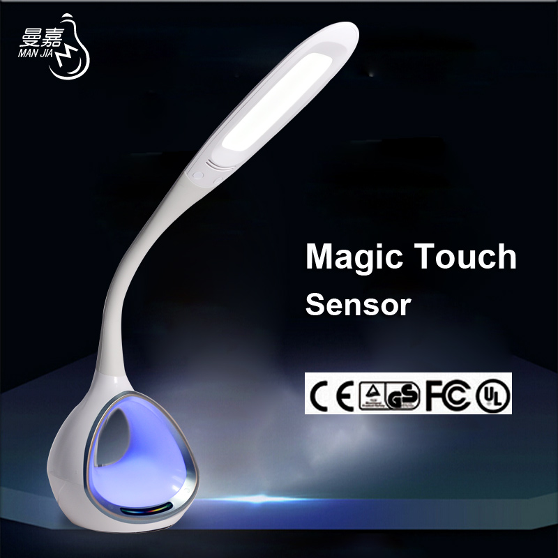 Modern reading lamp/night light 2 in 1 12V/5 level dimming led eye protection study lamp led desk lamp flexible arm