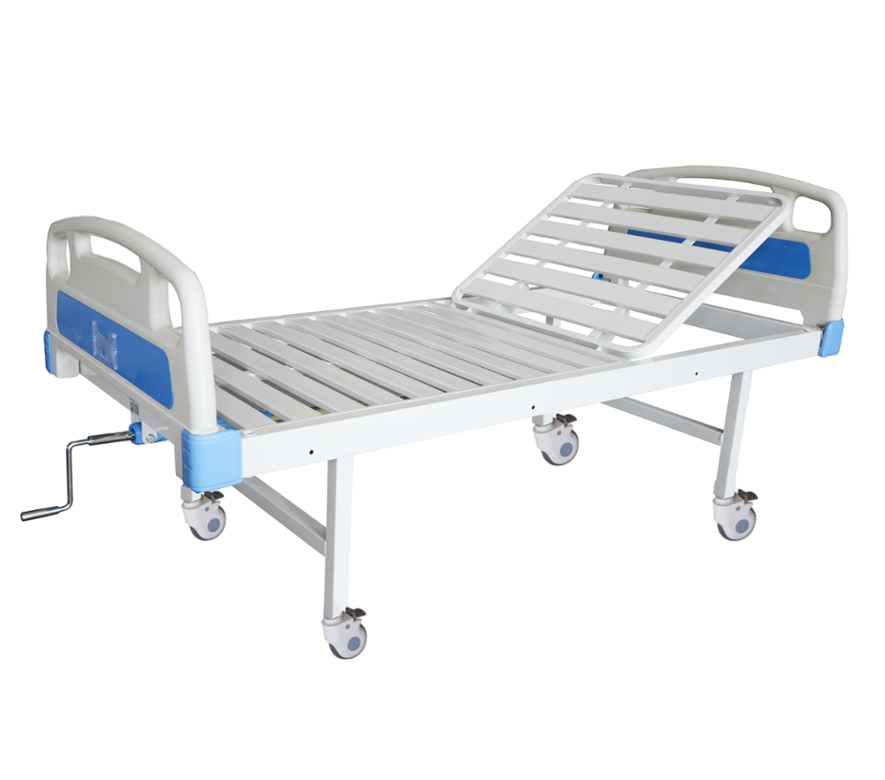ABS Plastic 1 Function Crank Manual Simple Hospital Medical Bed