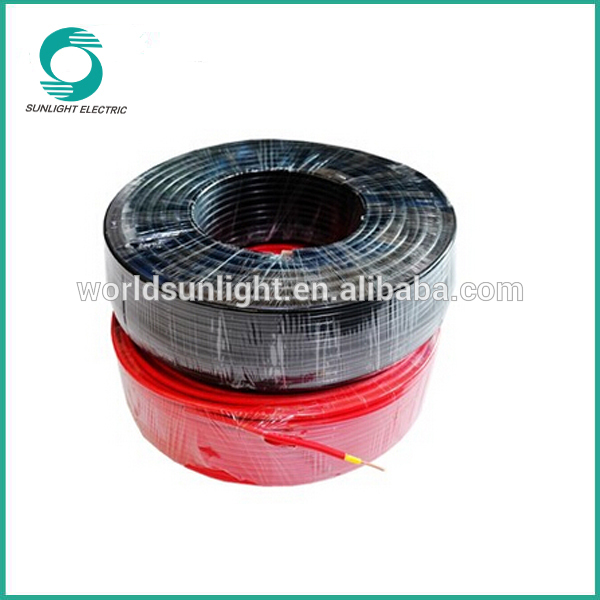 Excellent resistance to abrasion pvc solar dc panel cable 1.5mm2