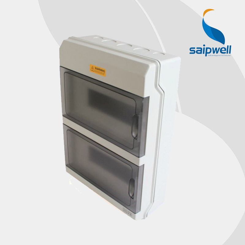 SAIP/SAIPWELL 381*273*110mm 24 way Plastic Enclosure Electrical Waterproof IP67 Distribution Box