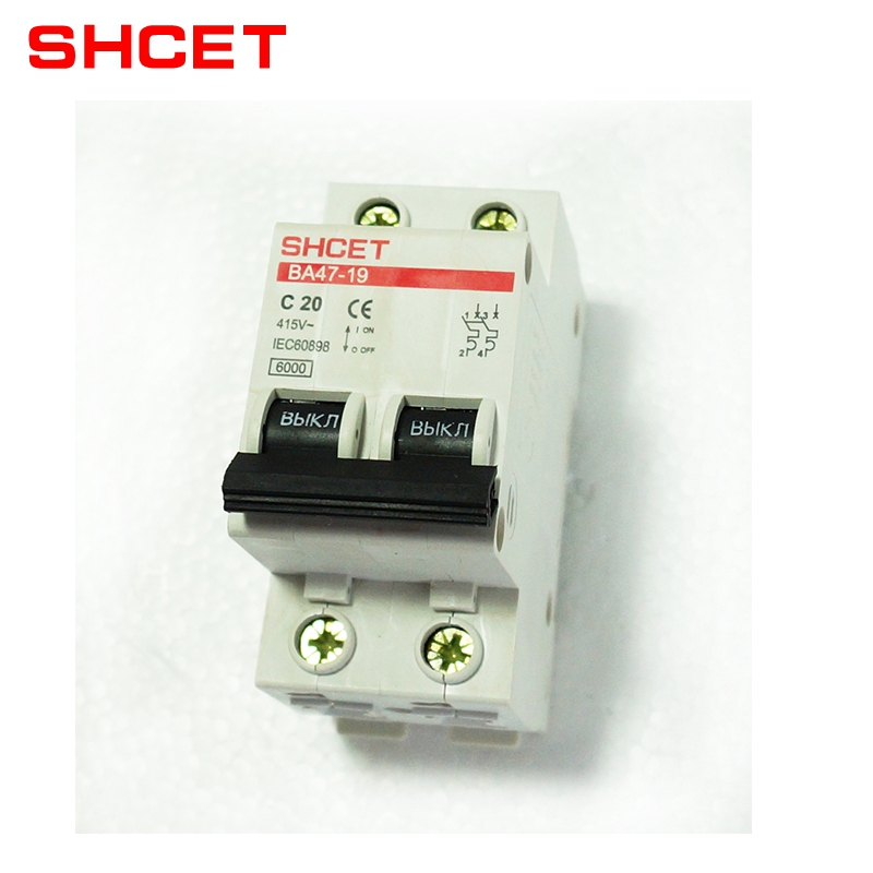 Factory Price Air 4 Pole Earth Leakage MCB 1 AMP Circuit Breaker