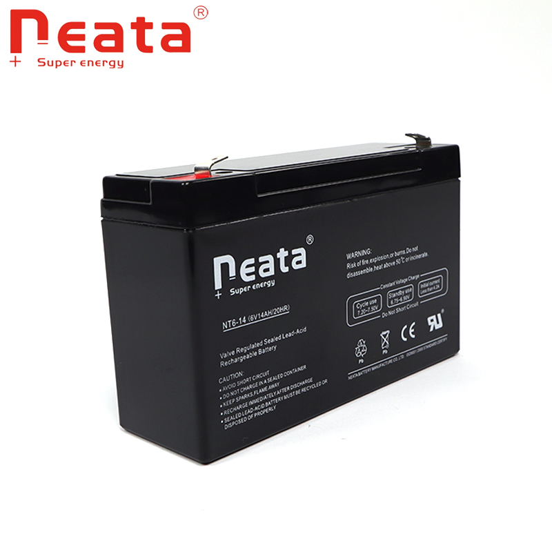 Deep cycle 6V14ah  sealed rechargeable lead acid  battery in storage solor batteries