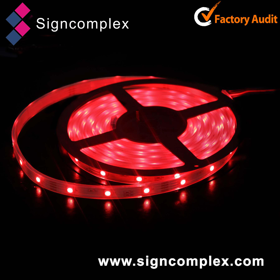 Signcomplex rgb/white/warm white 5050 flexible led corridor lighting