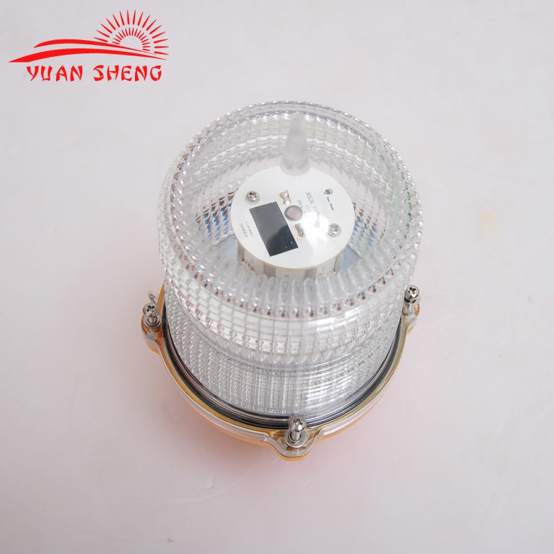 Red Flashing led aircraft warning aviation obstruction light