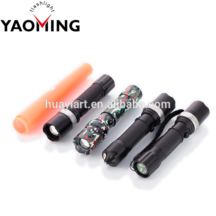 Factory Sale High Power Aluminum led Multi-function 1101 Police led Torch flashlight