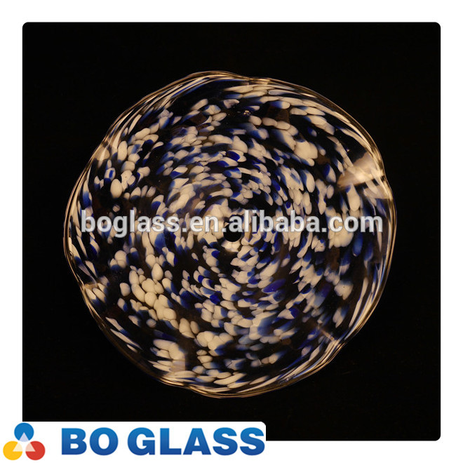 Hot sale custom made art home glass decoration pieces in high quality from manufacturer