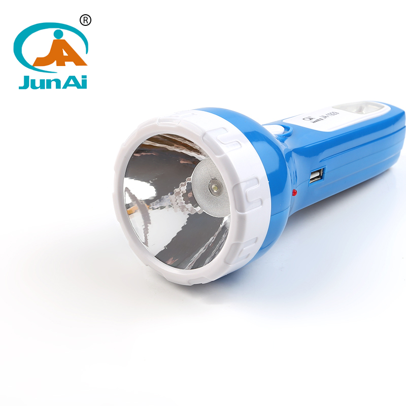 2W COB solar energy light plastic emergency flashlight JA-1929