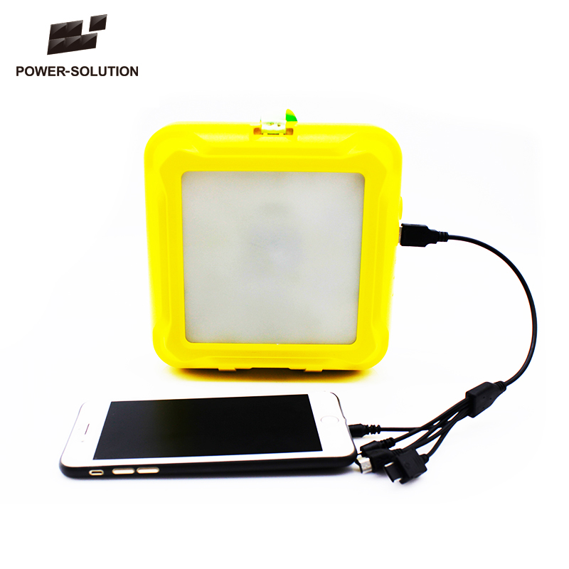 Rechargeable Lantern Portable Solar Energy Light With USB Charging