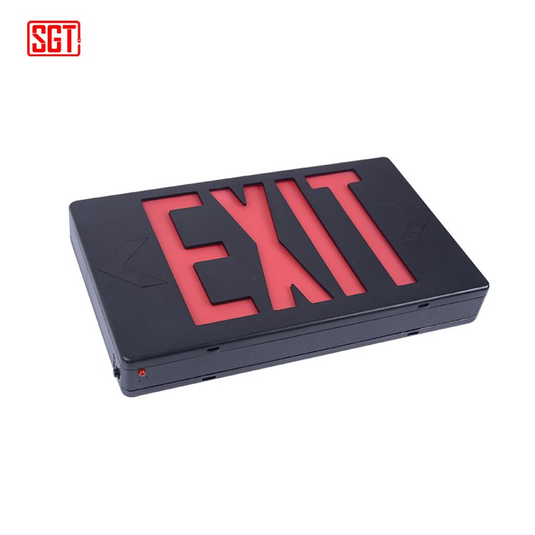 North American standard hanging exit sign led emergency exit sign light