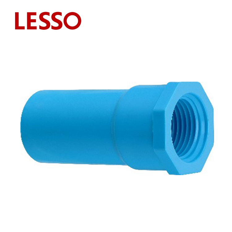 LESSO Thai standard UPVC pipe fittings male and female valve faucet socket male female plug and socket