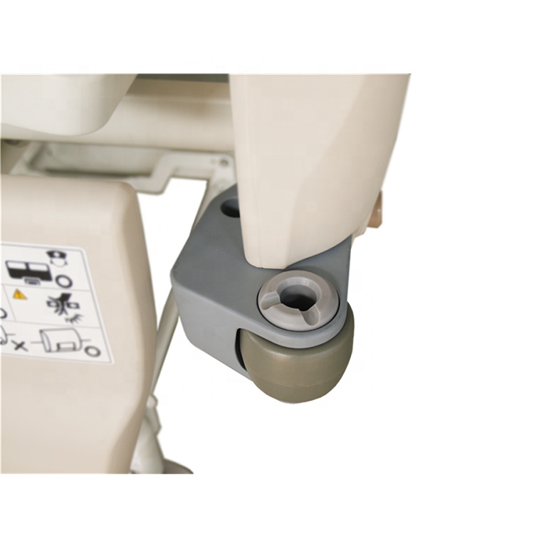 High quality ABS handle 3 crank manual medical hospital nursing bed