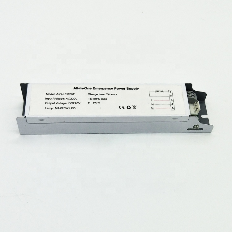 All-in-one led emergency battery led driver with battery built-in