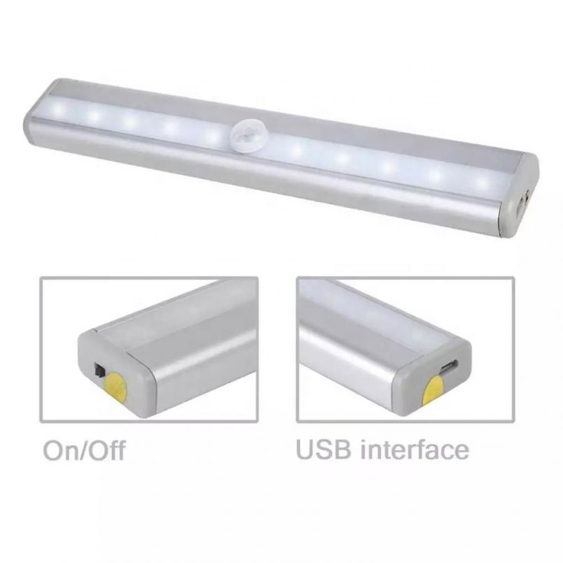 10Leds 20Leds Portable Motion Sensor Led Under Cabinet Light