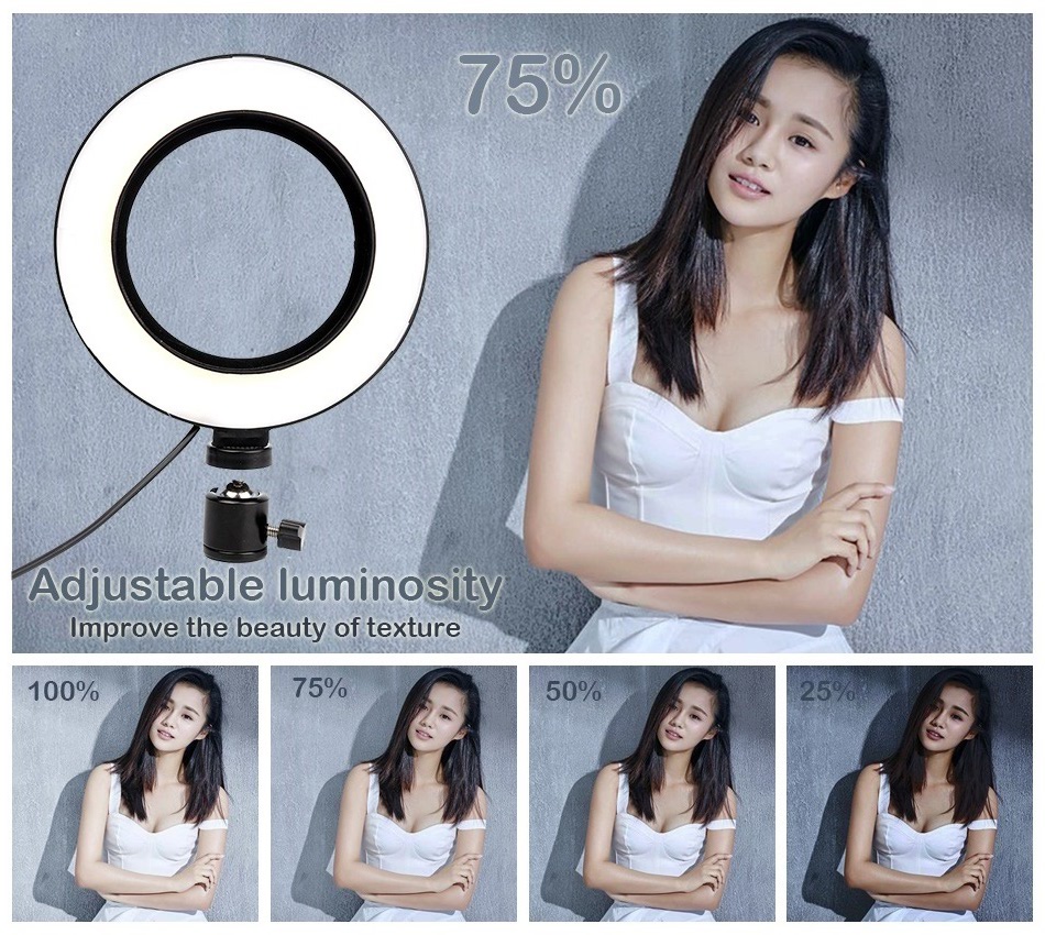 Phone Makeup Ring Light With Tripod Stand