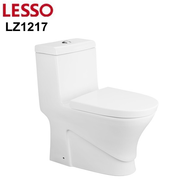 LZ1217 LESSO dual flush ceramic toilet bowl