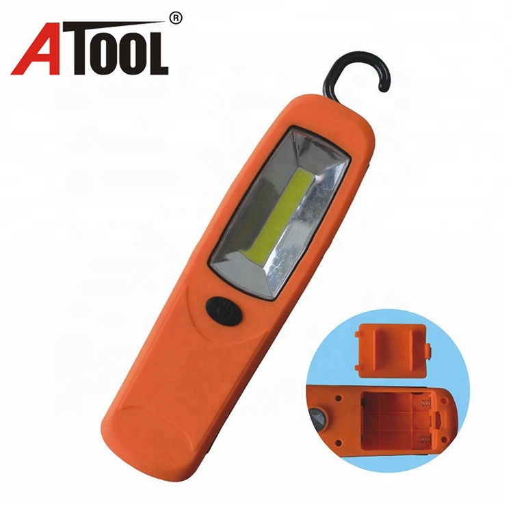 High quality custom mini cob dry battery operated led work light searchlight