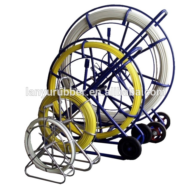 Push rod cable reel Fiberglass duct rodder fiberglass snake rod