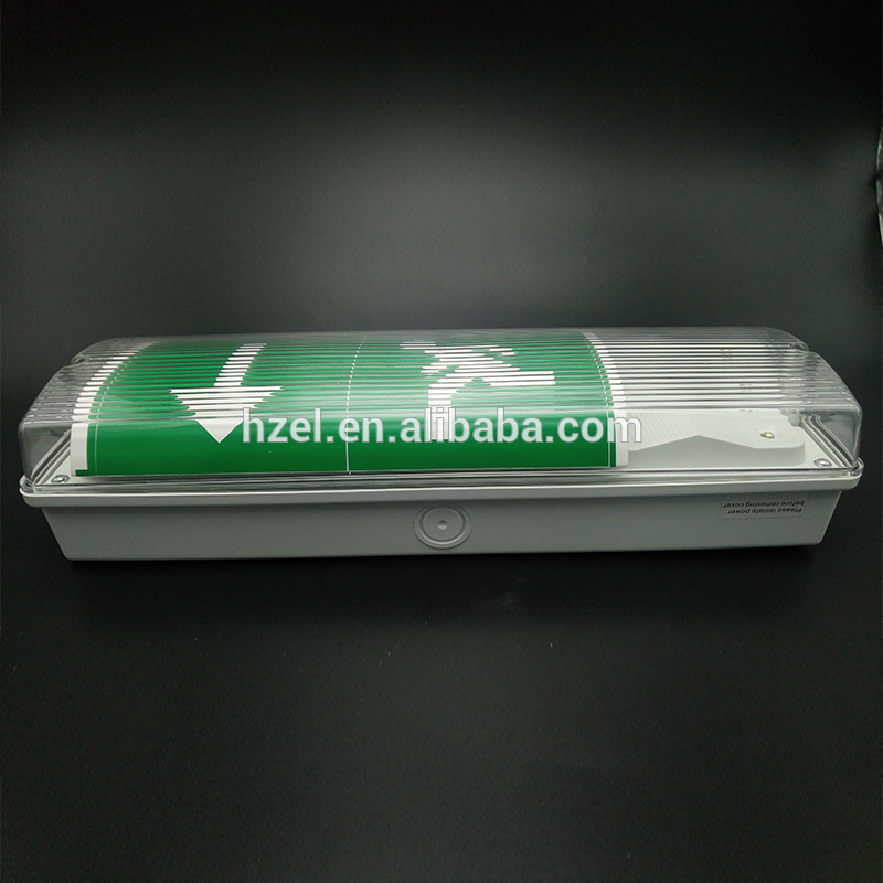 PC+ABS material led emergency ceiling light with exit sign