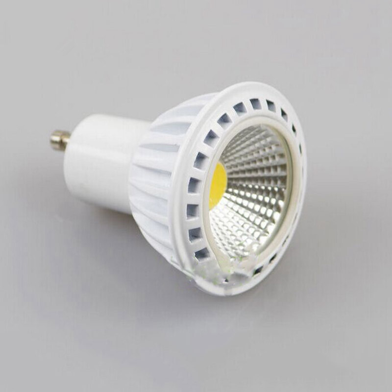Cob 5w 7w led spot light gu10 mr16 led spotlight dimmable gu10 led lamp bulbs light warm white 3000k AC110-240V