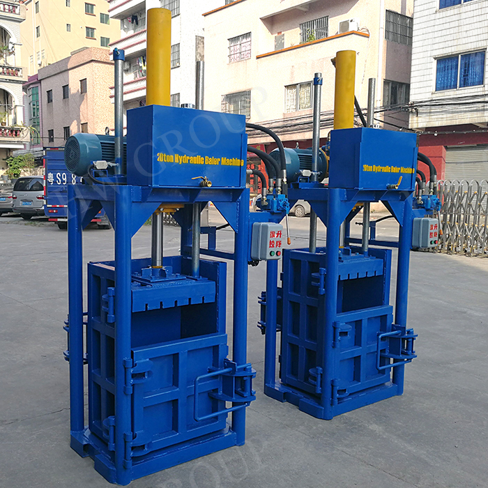 China HW 20ton carton compress baler machine baler machine for used clothing