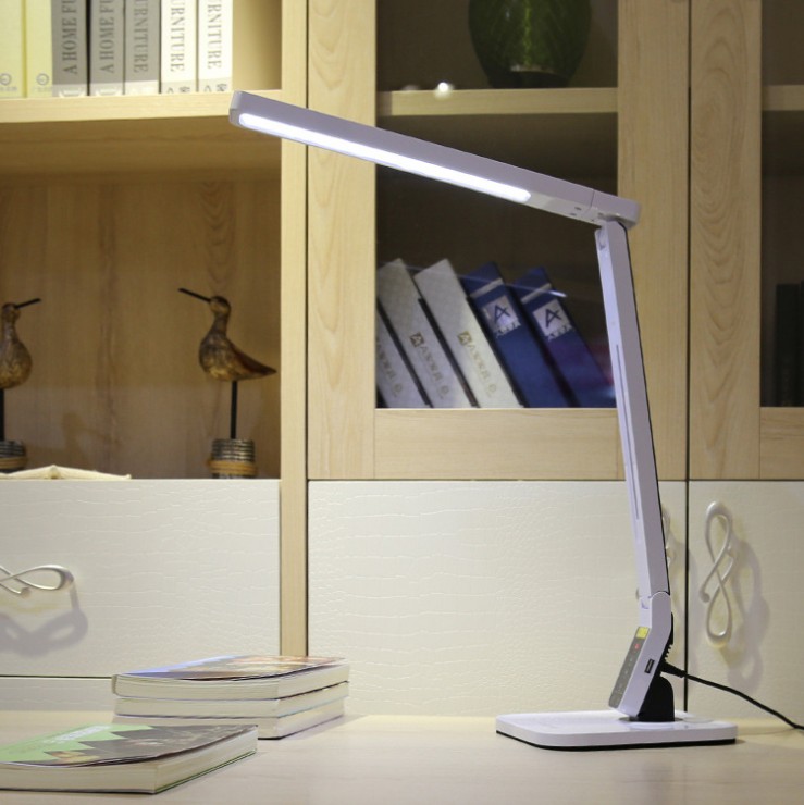 Elegant Foldable Hotel 4 modes Eye Caring LED Touch Control Desk Lamp