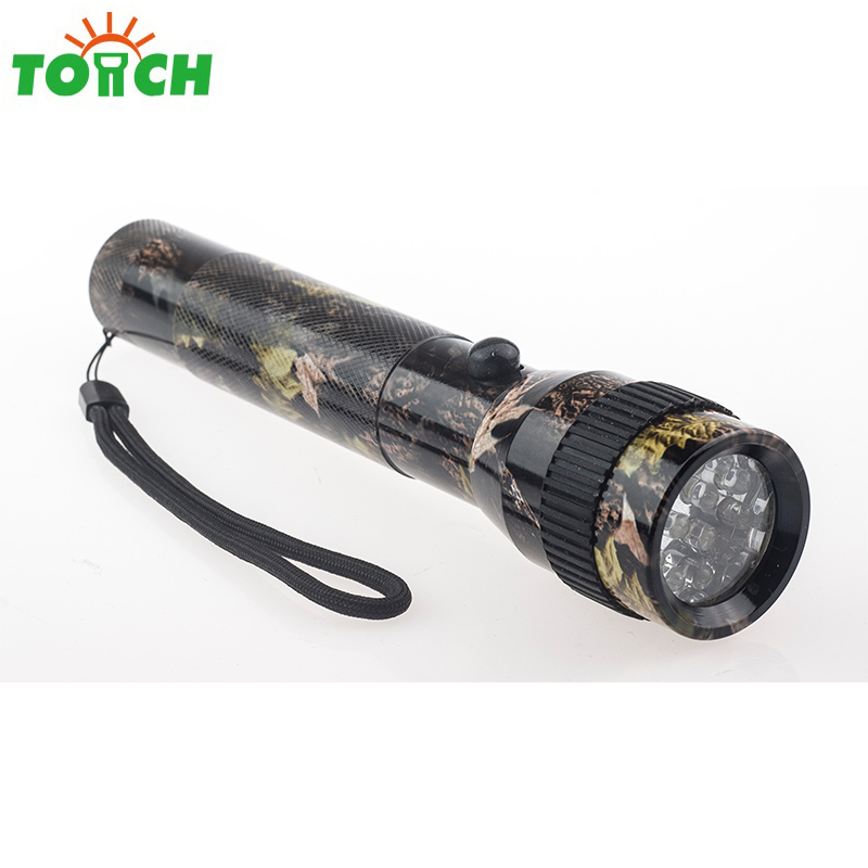 Yiwu item Aluminum alloy led portable light 13 led flashlight for outdoor sports