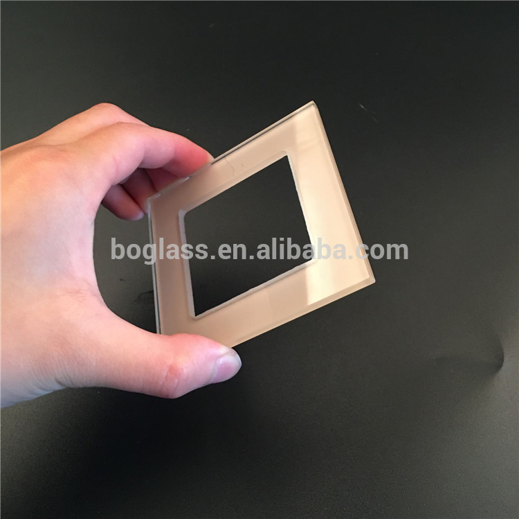 Electronic wall switch glass panel,light switch glass plates, electrical touch switch glass