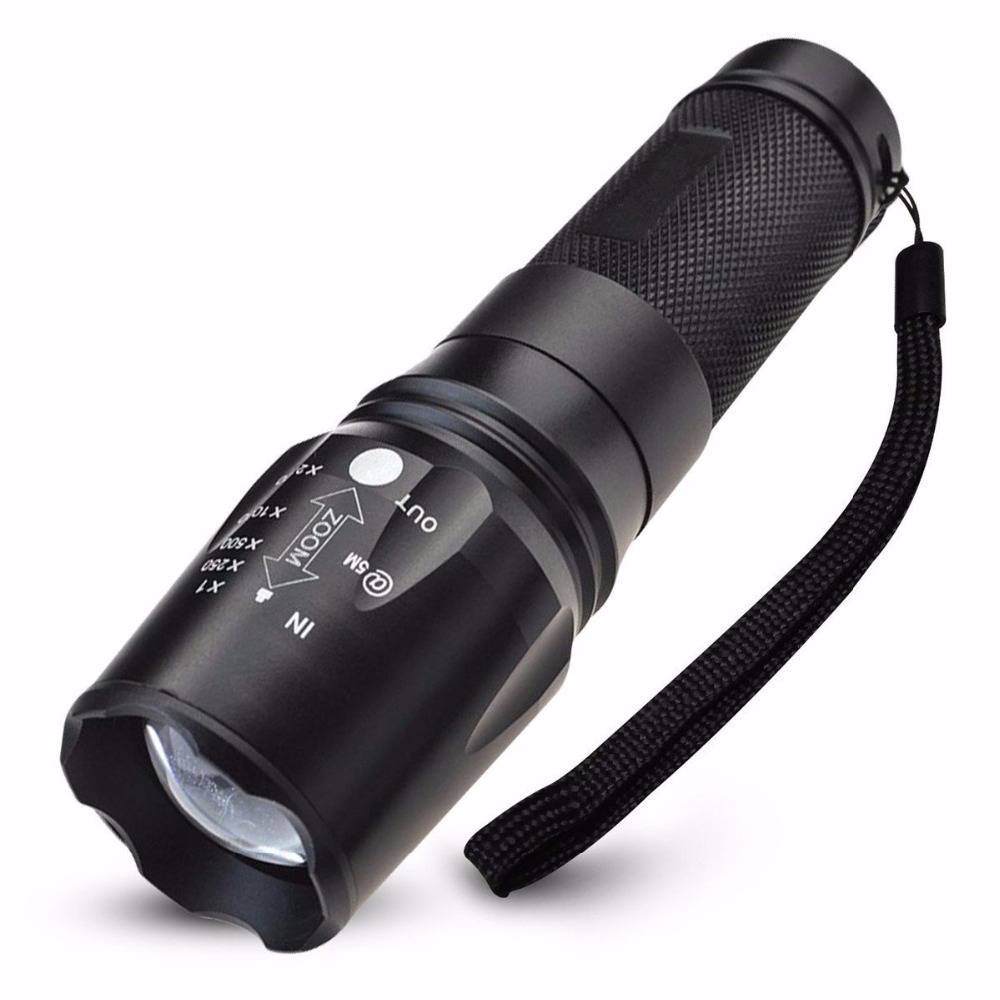 Aluminum Blink 10W T6 Zoom Police LED G700 Tactical High Power Flash Light