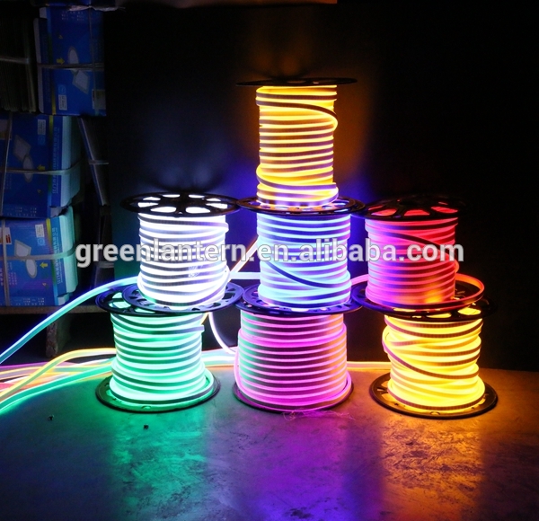 Hot sale AC110V/220V 8x16mm Mini flex led neon rope light for indoor/outdoor/holiday decoration