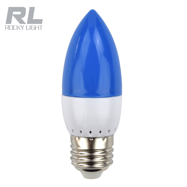 LED color bulb candle G45 Christmas Decorative lights red/green/blue/white 110V 220V bulb