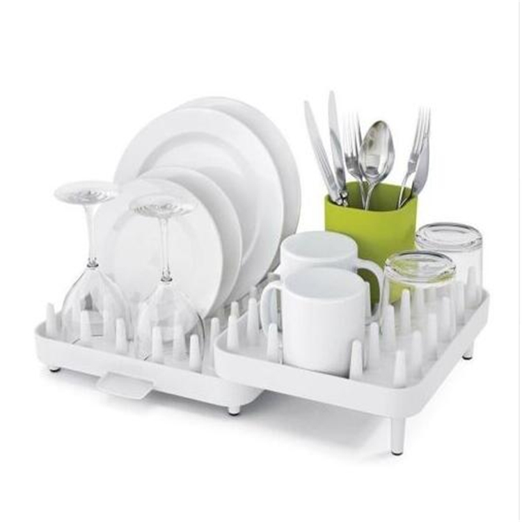 Multifunctional Dish Drying Rack Home Kitchen Washing Holder Sink Dish Drainer Organizer