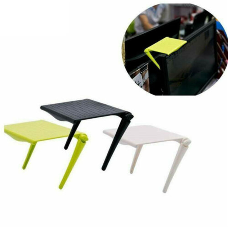 Table Desk Stand With Mouse Pad Adjustable Screen Shelf Storage Rack Clip Computer Table Desk Stand Accessories