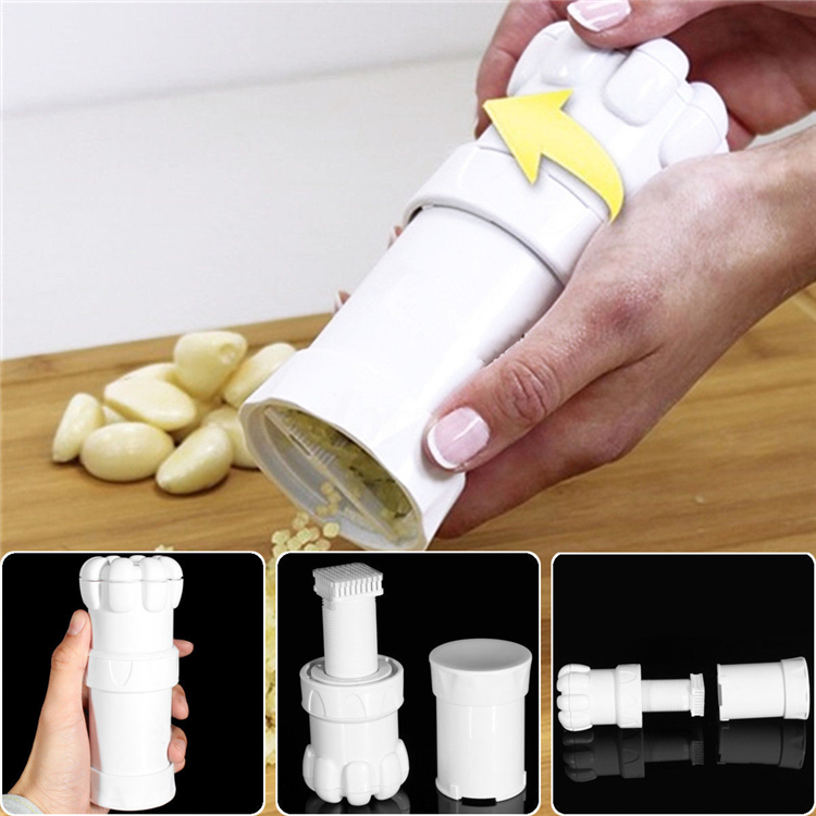 Garlic Crusher Master Mini Ginger Minced Grinding Grater Garlic Press Crusher Kitchen Goods Accessories