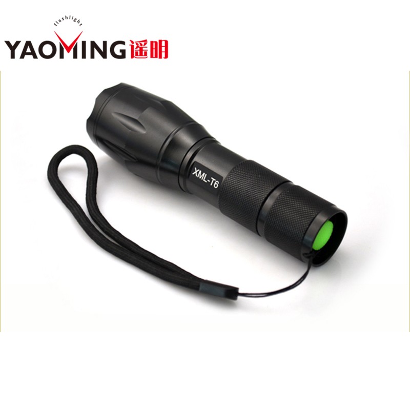 Zoomable 5 Modes Rechargeable Led Flashlight,Self Defensive Police High Lumen T6 Tactical Rechargeable led flashlight