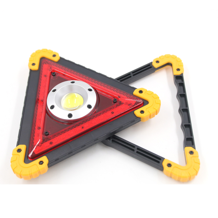 LED Outdoor Lighting Tool Camping Handle Spotlight Multifunction Portable Triangle Signal Warning Light