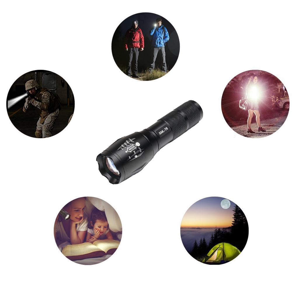 Amazon Gold Supplier Powerful Rechargeable Hot Sale G700 Torch Zoom XML T6 Flashlight LED