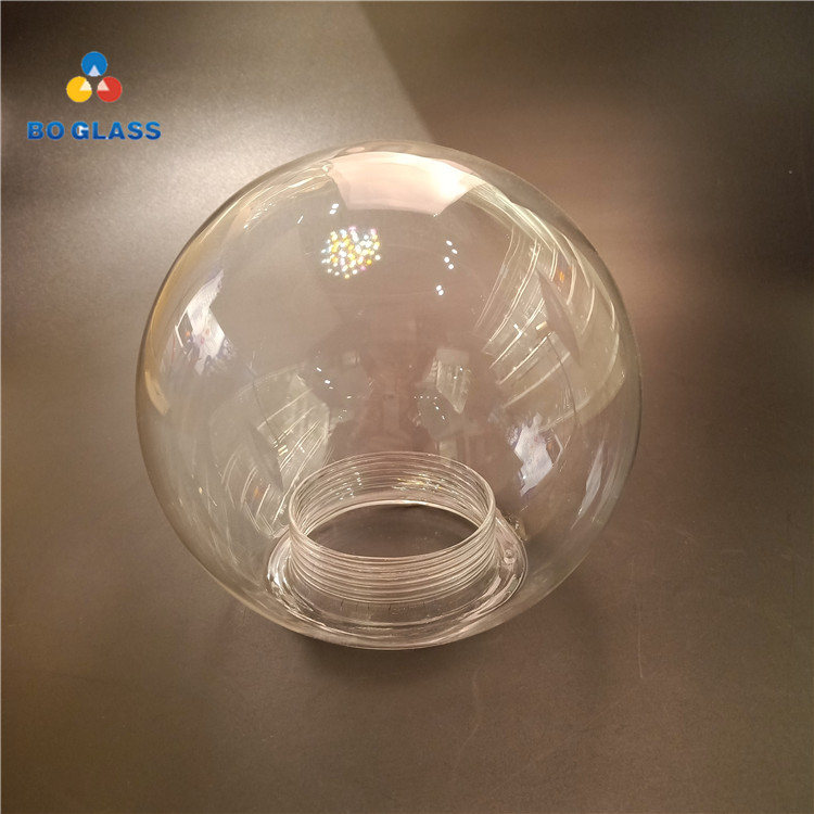 Home decoration lighting inner thread clear ball light pendant glass globe lamp shade