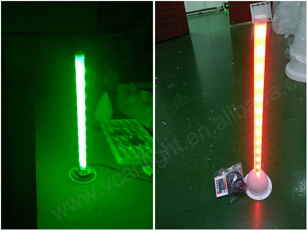 Long high rechargeable lithium battery soft hard led light strip for flower pot