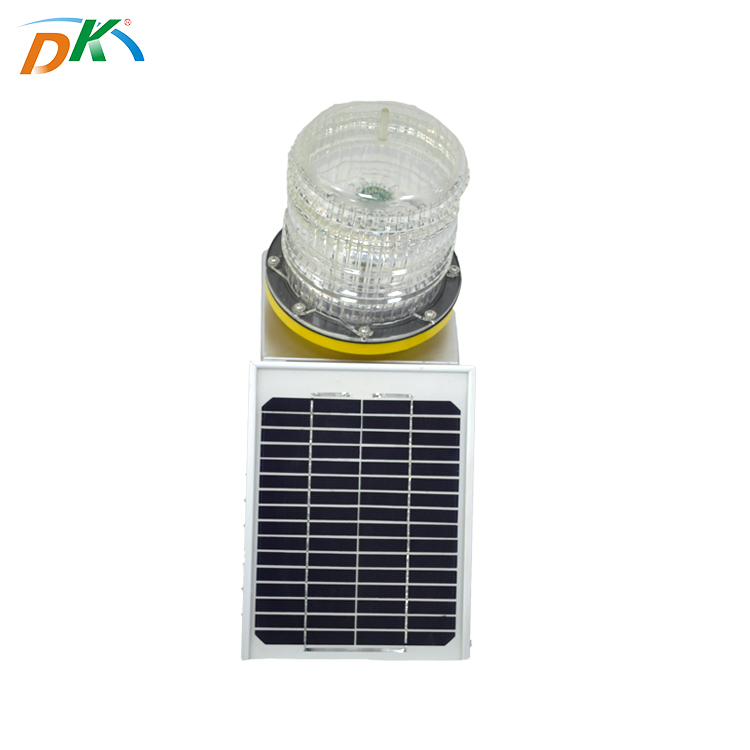 DK solar aviation light durable style double modes aviation light