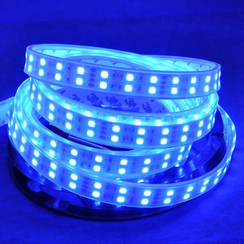 RGB LED Strip Waterproof 5M 300LEDs SMD5050 Flexible Light LED Tape band DC12V IR Remote Controller Silicone seal strips
