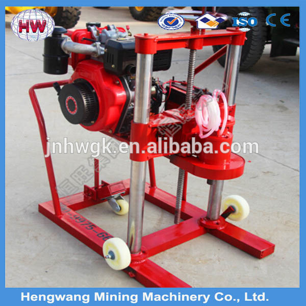 Working with test equipment rock core drilling machine for sale