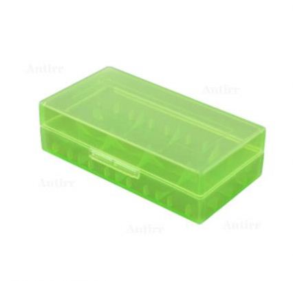 18650 x2 slot Plastic Battery Case Batteries Spare Carrier Holder Storage Box CR123A 16340 R123A 17670 4X cell 18350 Container