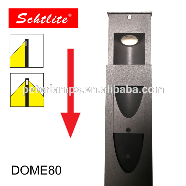 DOME80 European quality outdoor garden two side led bollard light